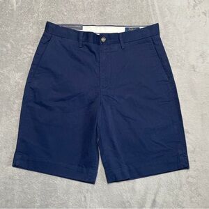 Polo Ralph Lauren Shorts 30 Navy Blue Stretch Classic Fit Chino Classic Preppy